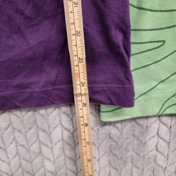 Under Armour HeatGear Womens Large Shirt Nike Slim Fit Oh Yes I Did‎ Purple - Picture 7 of 15